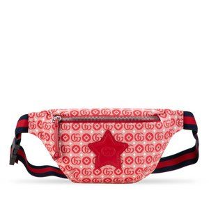 GUCCI Red Leather Hobo Bag